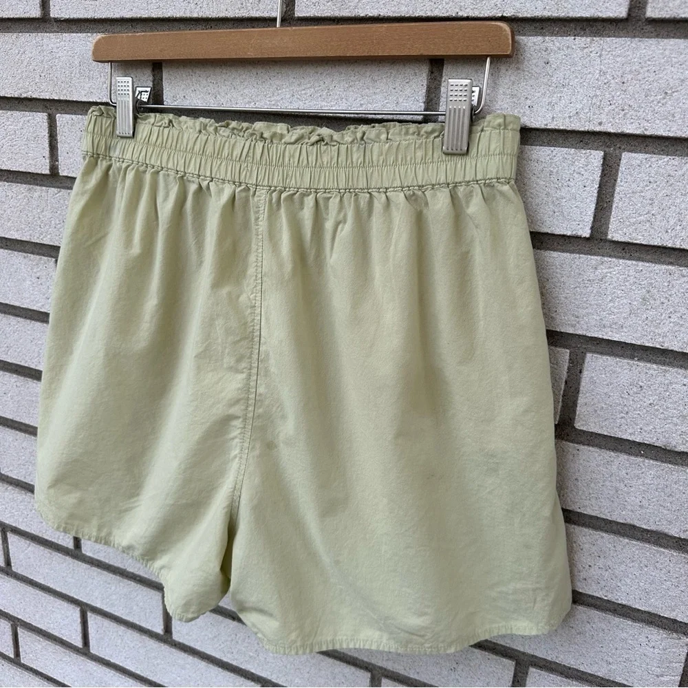 Madewell Pull-On Shorts in Signature Popin Faded Seagrass Pistachio Sage Green S